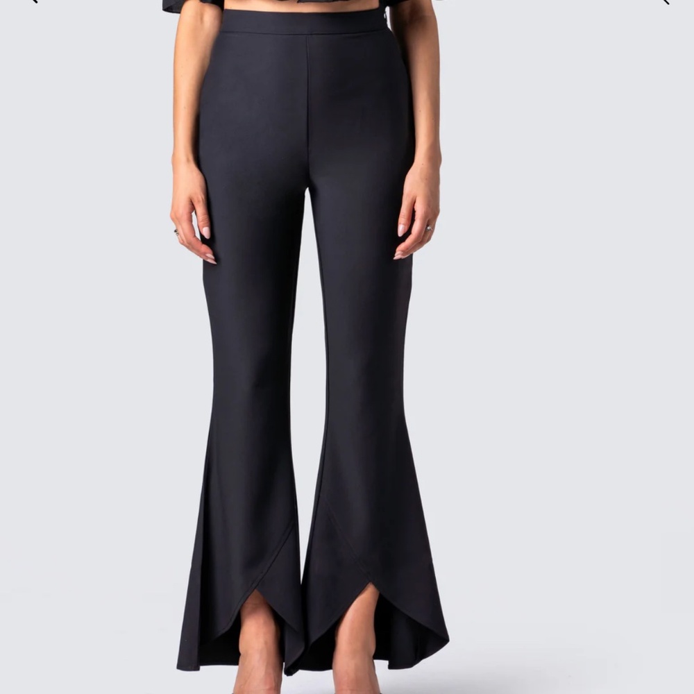 Finesse SOLD OUT Sz Small Catalina High Waist Poly-Spandex BLACK Pants 44” Tall